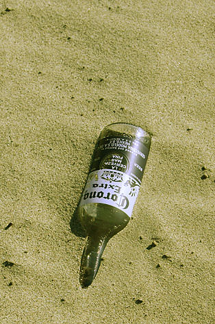 Sand dunes garbage