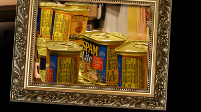 Spam Framed