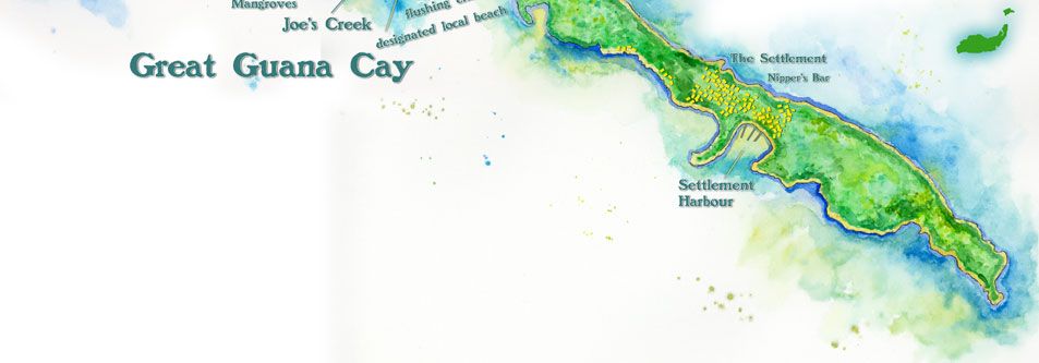 Guana Cay Map