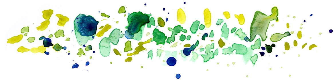 Watercolor and ink spatter artwork inspired by the Jerry Garcia Band's 1976 Catfish John and Don't Let Go jam at Keystone Berkeley