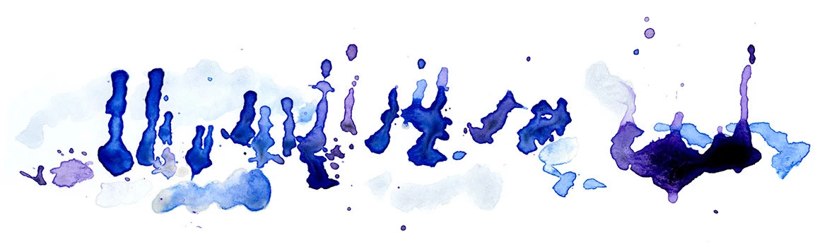 Watercolor and ink spatter artwork inspired by the Jerry Garcia Band's 1980 After Midnight into Eleanor Rigby jam at The Stone in San Francisco