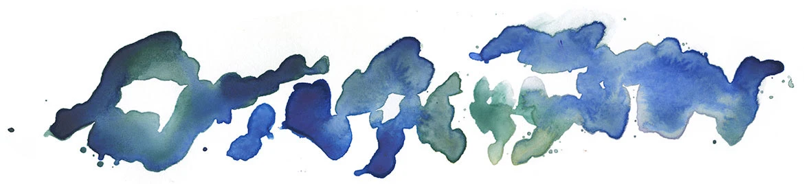Watercolor and ink spatter artwork inspired by the Jerry Garcia Band's 1982 Don't Let Go jam at E.M. Loew's Theater in Worcester, Massachusetts
