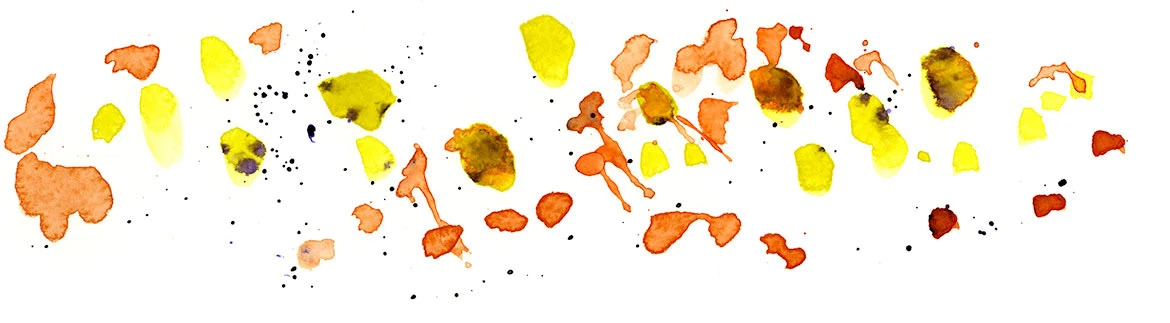 Watercolor and ink spatter artwork inspired by the Jerry Garcia Band's 1991 Shining Star jam at the Bradley Center in Milwaukee