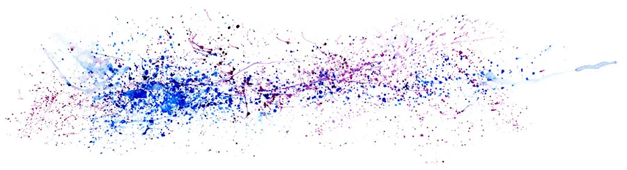 Ink spatter painting of Phish's Bathtub Gin, Nassau Coliseum, February 28, 2003