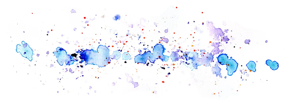 Ink spatter painting of Phish's Carini, Pelham, Alabama, July 30, 2021