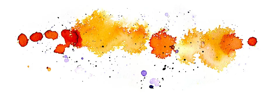 Ink spatter painting of Phish's Tweezer into Twist into Piper, Alpharetta, August 1, 2021