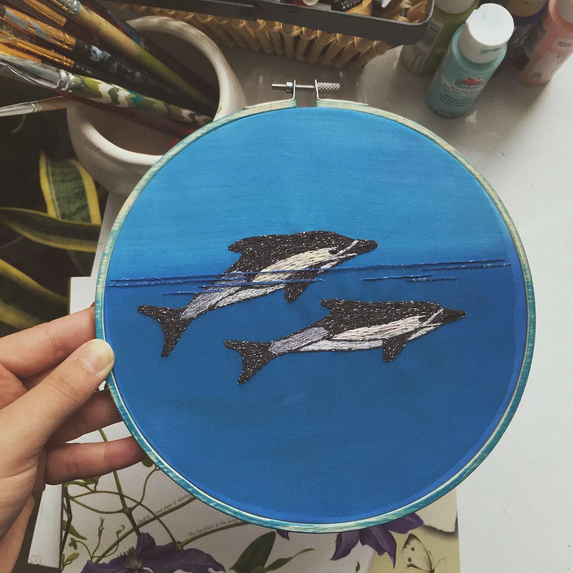 Alison's Hoop Art