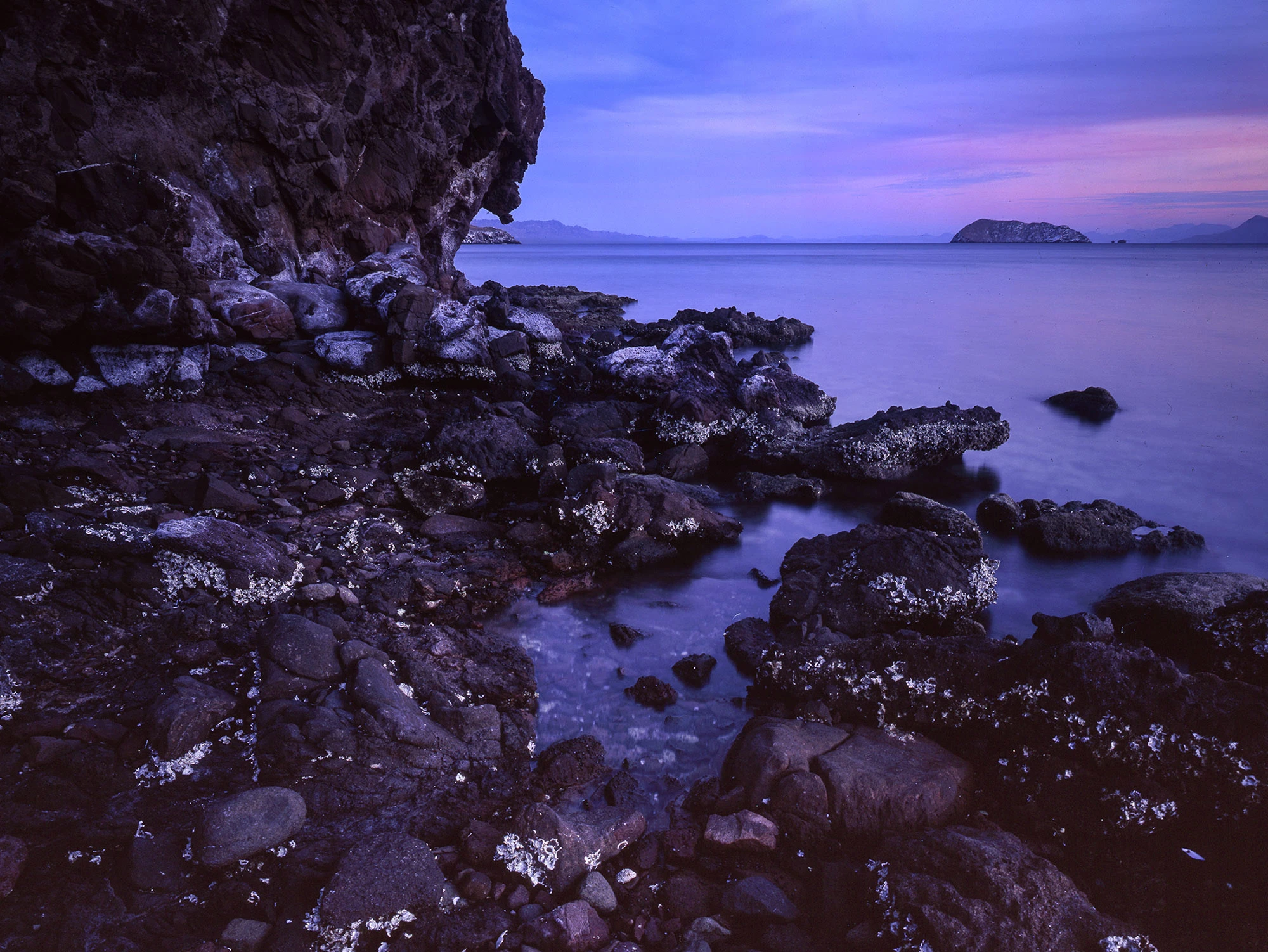 Baja California's Coyote Bay with turquoise waters meeting rugged desert coastline