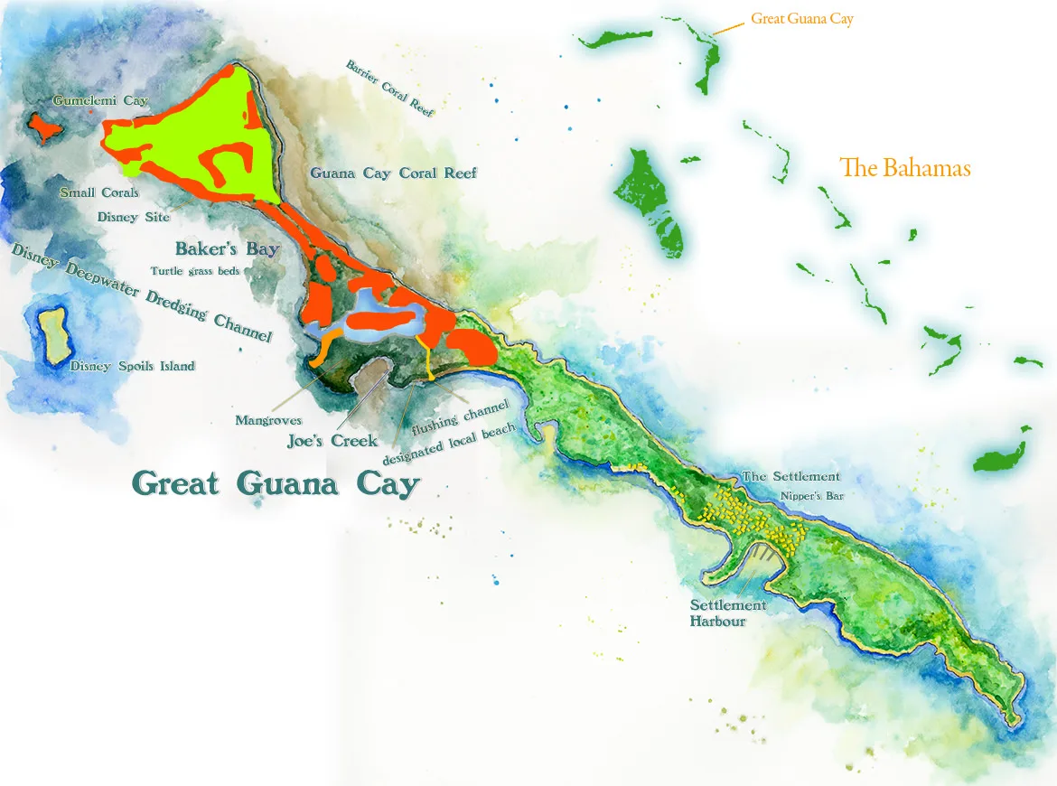 Bakers Bay Footprint Map
