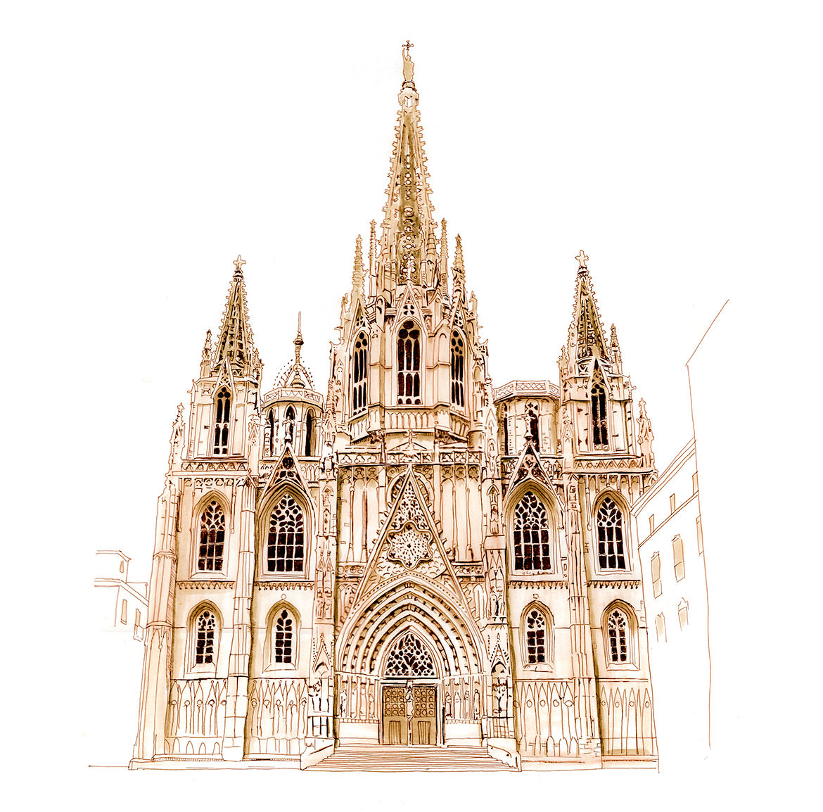 Barcelona Sketch Journal Sketches From Barcelona Spain