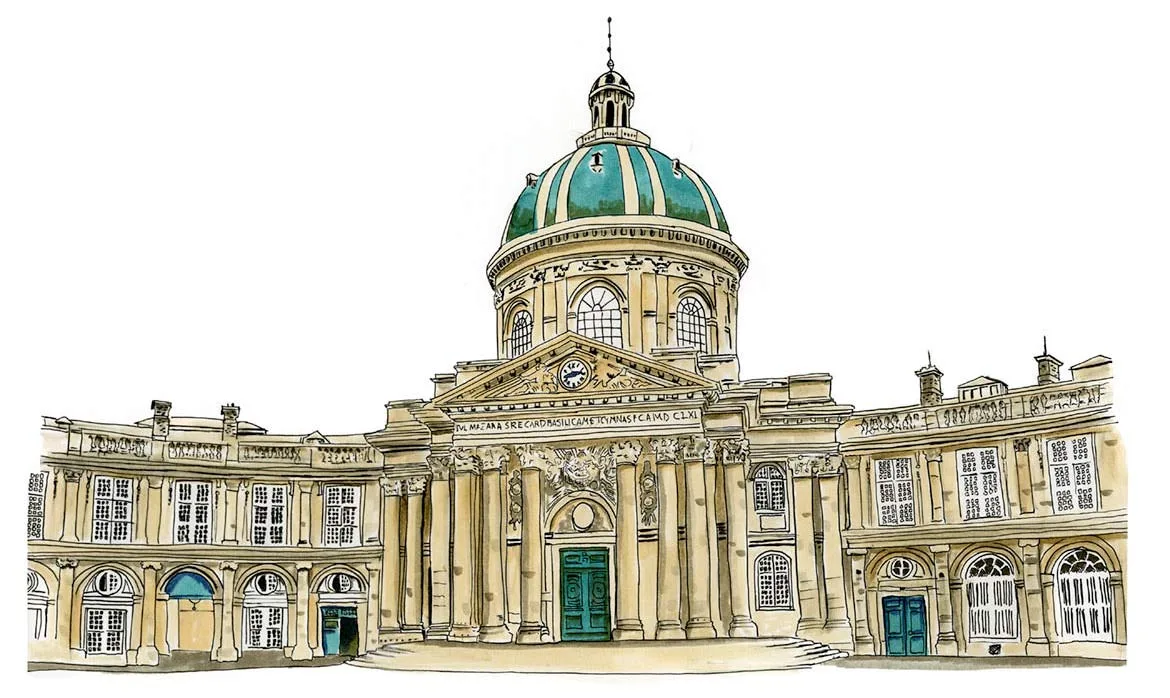 Sketch of Institut de France