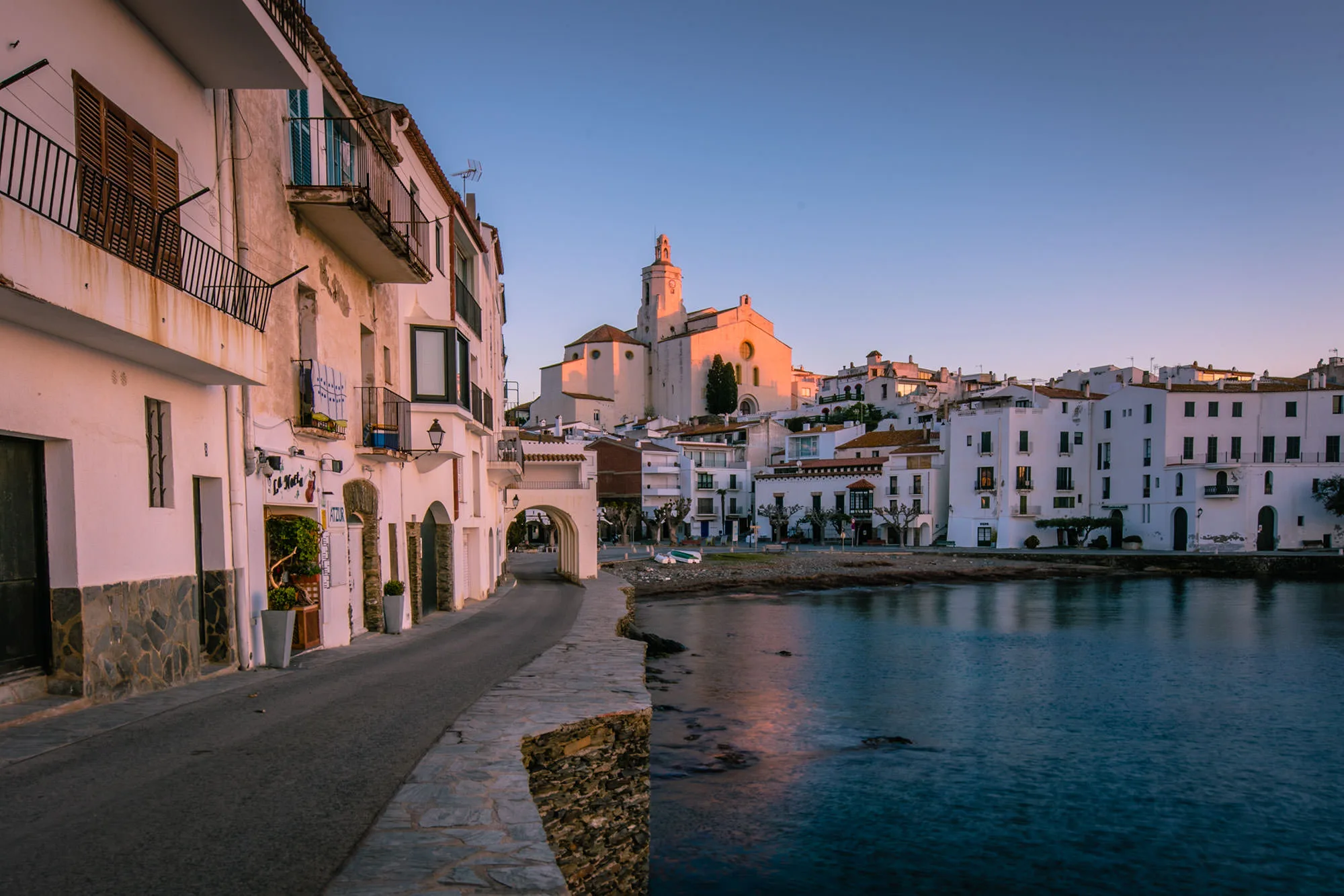 Yellows, pinks and turquoises are common in the back alleys of Cefalù, Sicily.