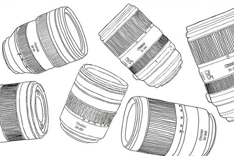 Canon RF camera lens