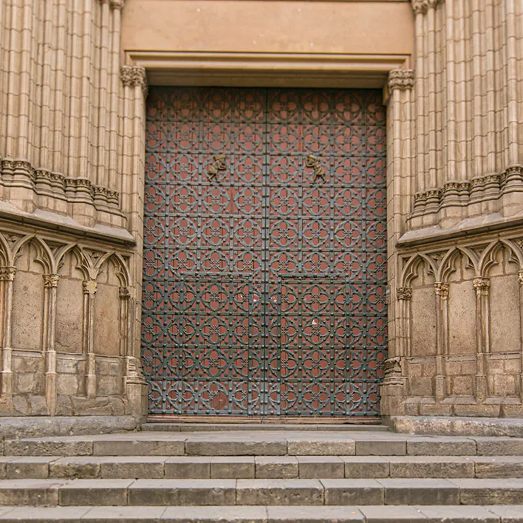Barcelona Cathedral Door