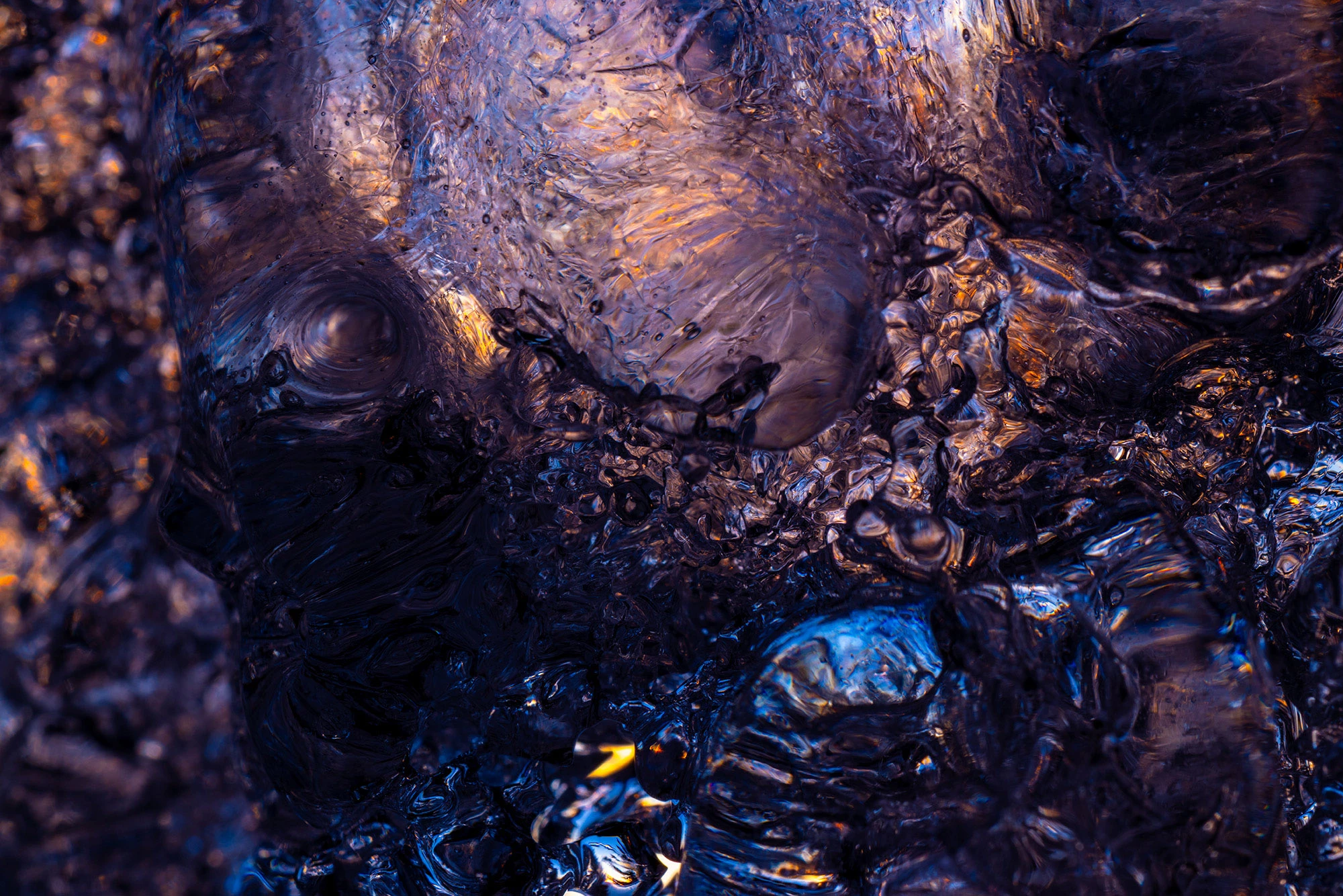 Sea ice at dusk, representing scientific risk assessment and the policy stakes of a warming Arctic.