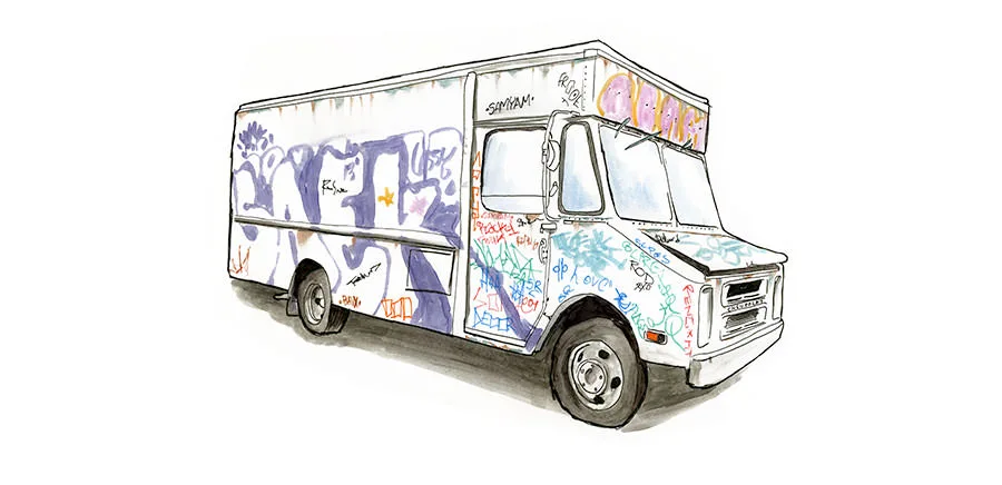Portland Delivery Truck