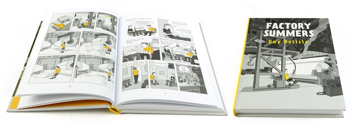 Factory Summers graphic novel by Guy Delisle about working in a paper mill