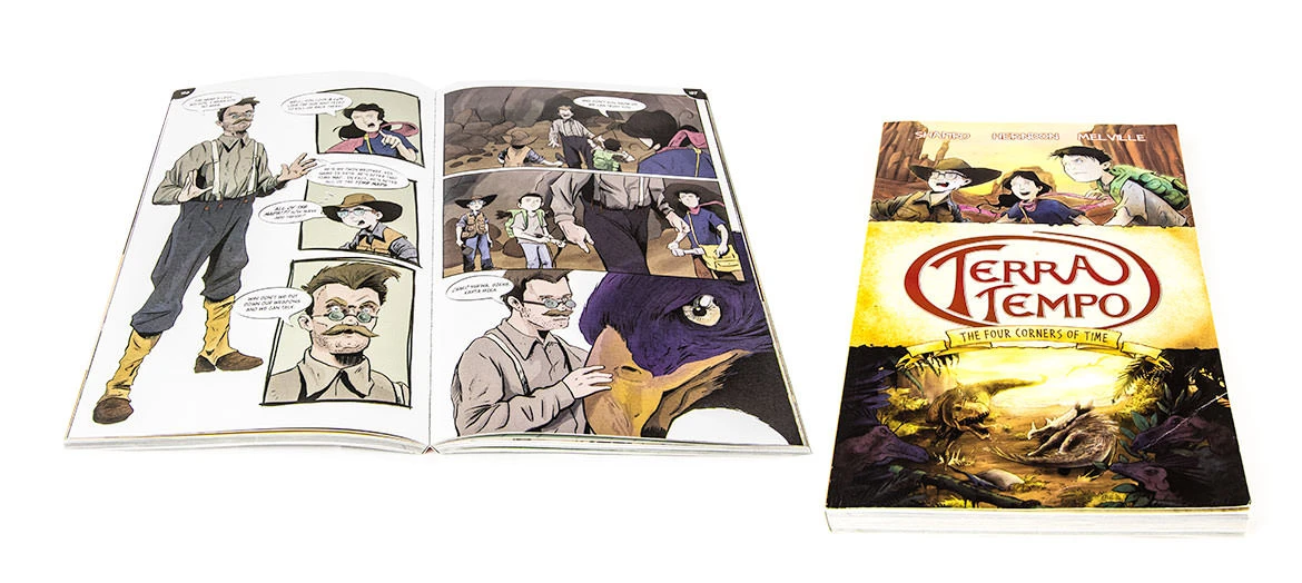 The Four Corners of Time graphic novel from the Terra Tempo series exploring prehistory of the American Southwest