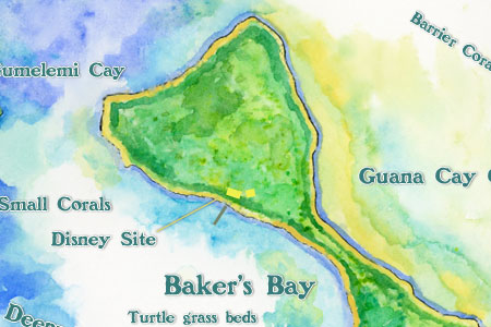 Guana Cay Map Thumbnail
