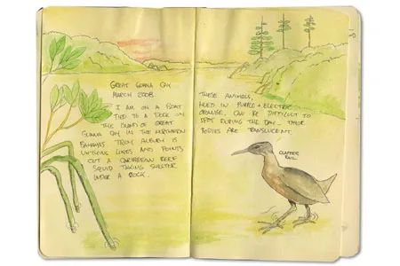 Moleskine Sketch Journal from Great Guana Cay