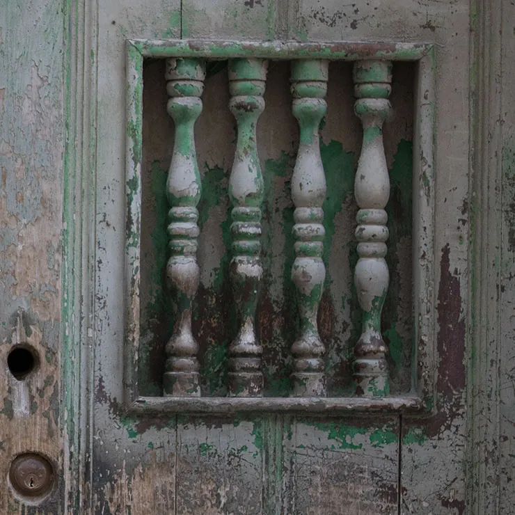 Wood Door Detail, Habana Vieja, Cuba