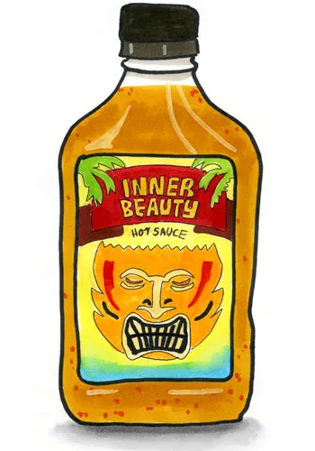 Sketch by Erik Gauger of Inner Beauty Hot Sauce