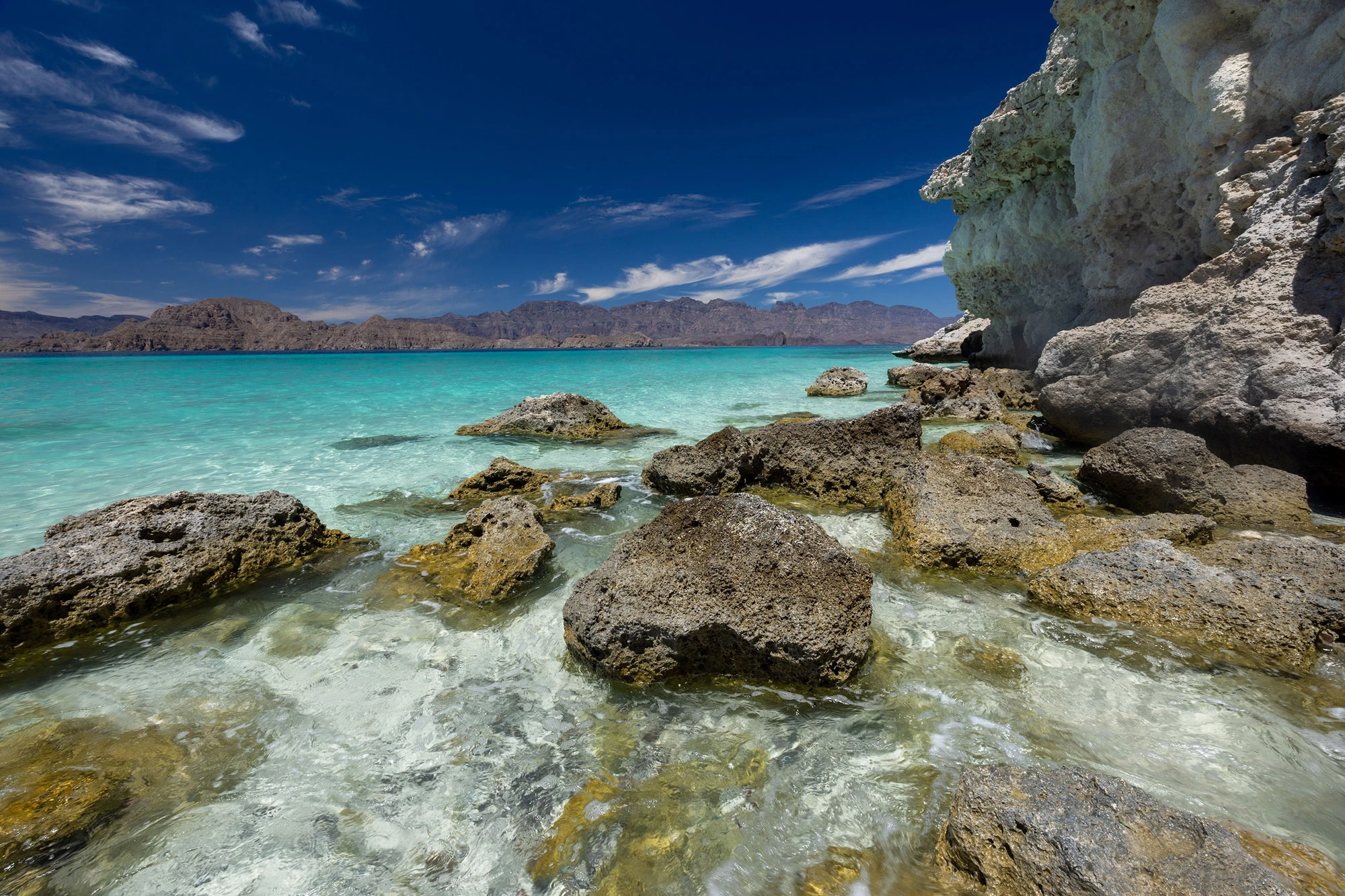 Isla Carmen, the largest island in the Bahía de Loreto archipelago, Baja California Sur