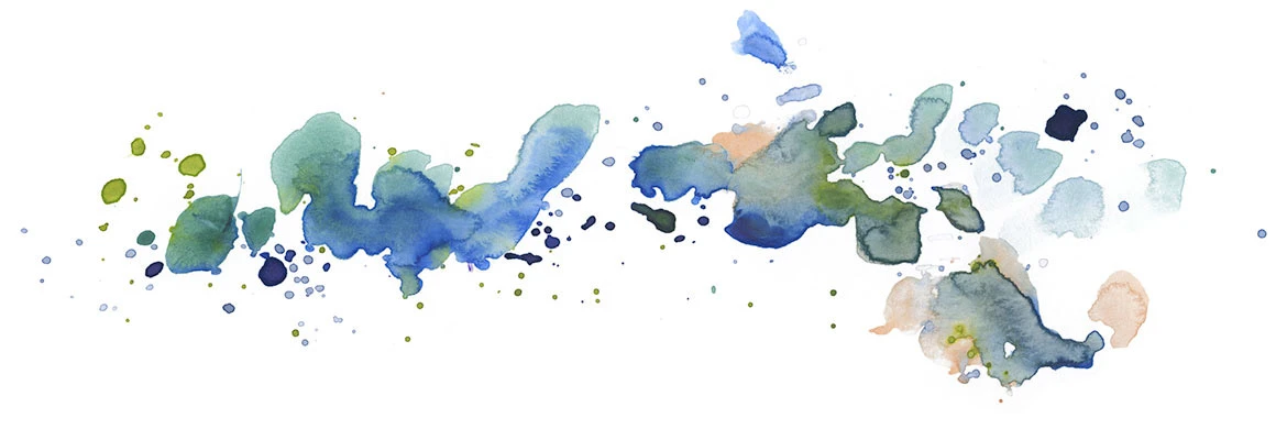 Watercolor and ink spatter artwork inspired by the Jerry Garcia Band's 1975 Let's Spend the Night Together jam at Colden Auditorium, Queens College