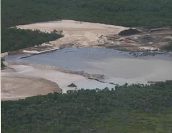 Marina construction was occurring at a rapid pace