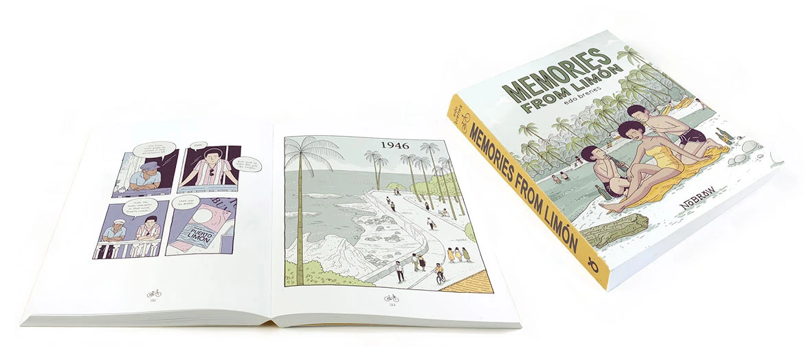 Memories from Limón graphic novel by Edo Brenes about family history in Costa Rica