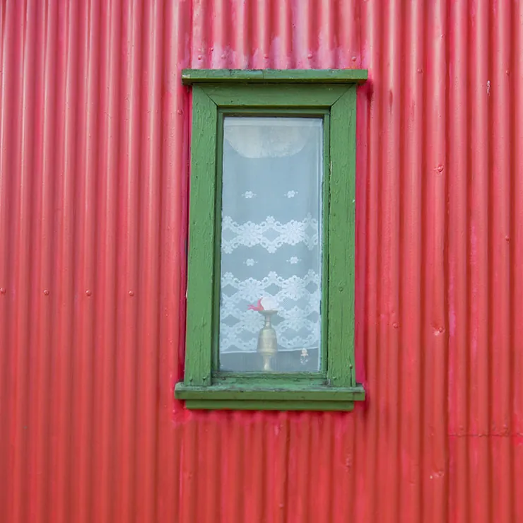Narrow window, Reykjavík
