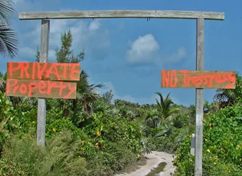 No Trespassing