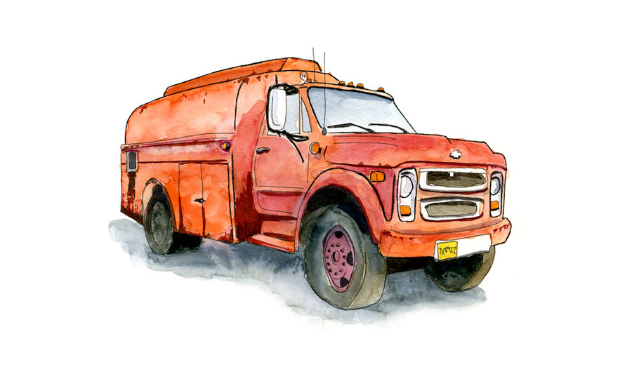 Fuel Truck in Astoria, Orgeon