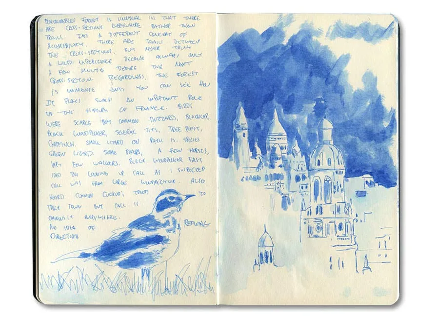 Church in Paris Sketch