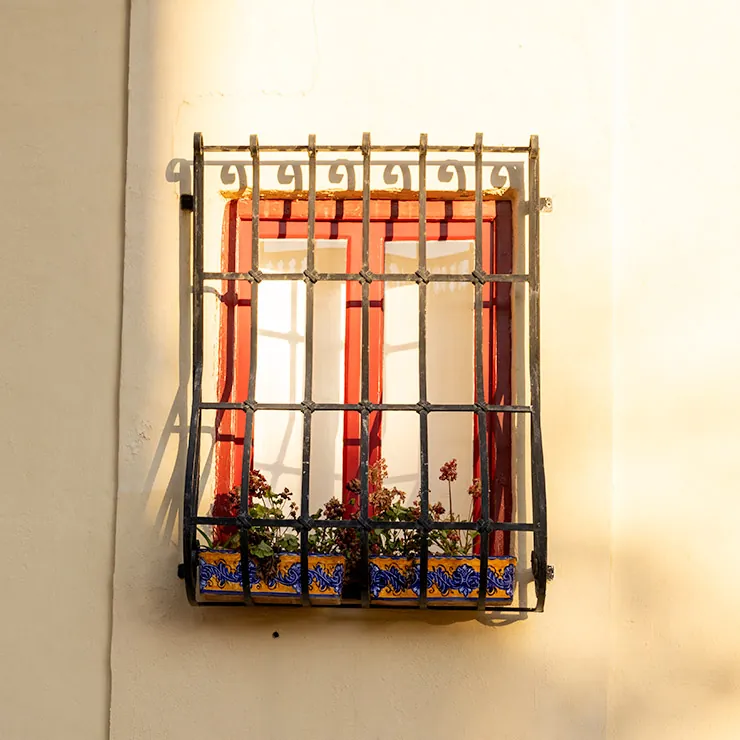 Yellow windows in Essaouira