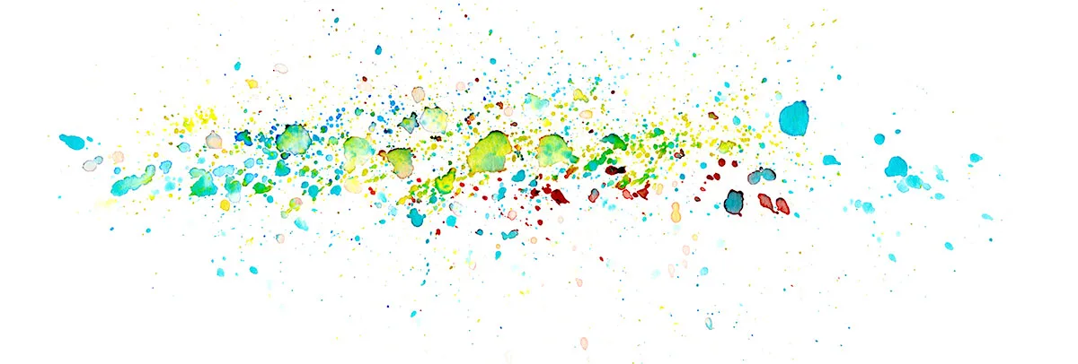 Ink spatter painting of Phish's Set Your Soul Free into Mercury, Riviera Maya, February 22, 2019