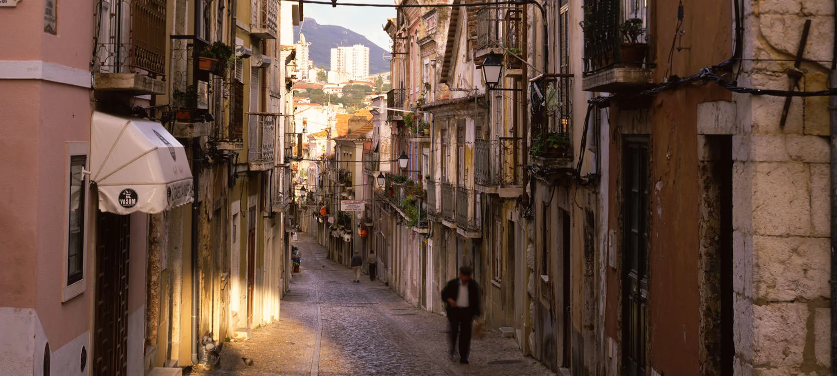 Beautiful Portuguese city of Setubal.