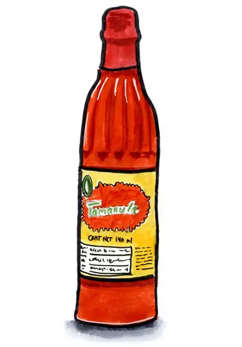 Sketch by Erik Gauger of Tamazula Mexican Hot Sauce