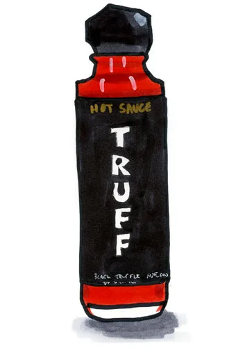 Sketch by Erik Gauger of Truff OG Hot Sauce