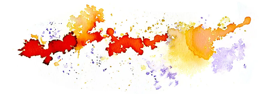 Ink spatter painting of Phish's Undermind at Dick's, Commerce City, August 31, 2012