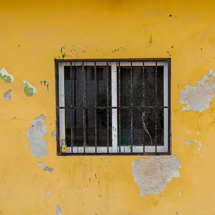 Yellow Window, Celestun, Yucatán