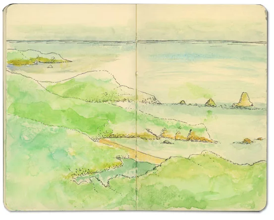 Morgans Rock Sketch