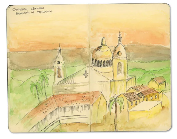 Granada Cathedral Sketch